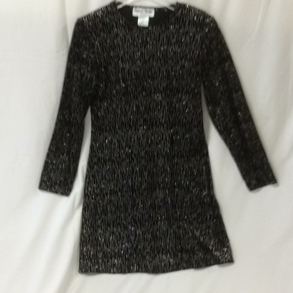 Formal velvet mini dress